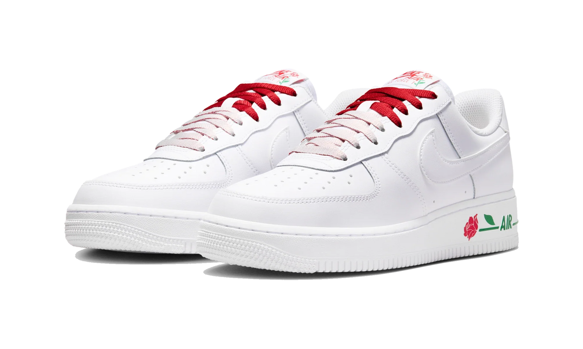Overkicks - Nike Air Force 1 Low Rose White (Womens) (IF0498-100) - vista trasera