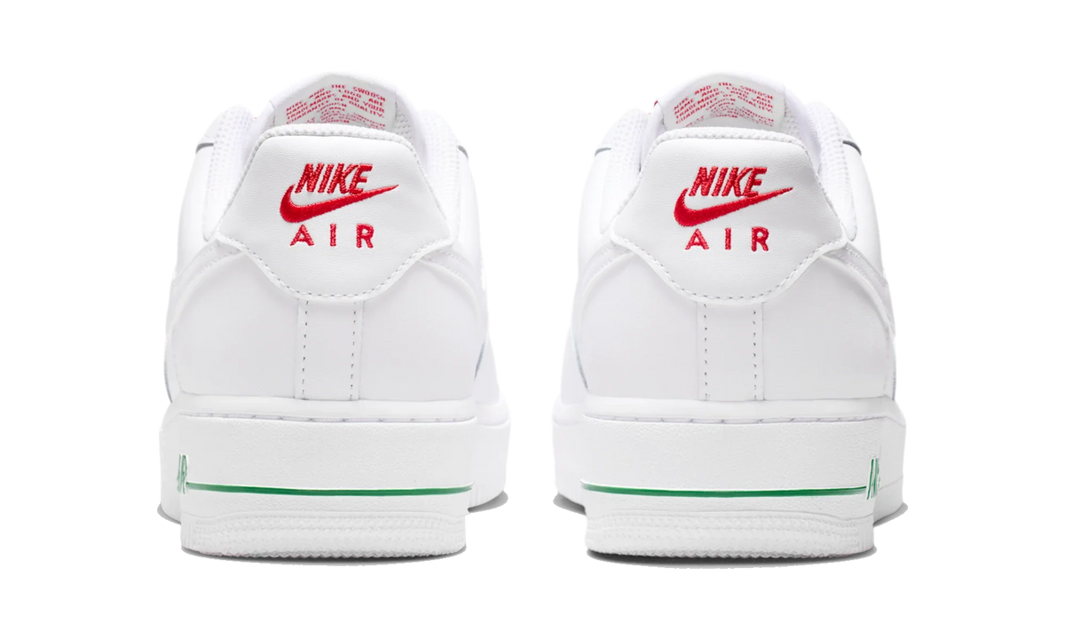 Overkicks - Nike Air Force 1 Low Rose White (Womens) (IF0498-100) - detalle talon