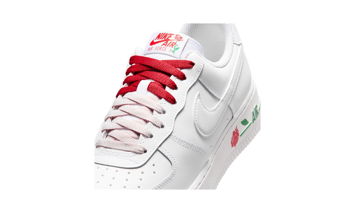 Overkicks - Nike Air Force 1 Low Rose White (Womens) (IF0498-100) - detalle lateral interior