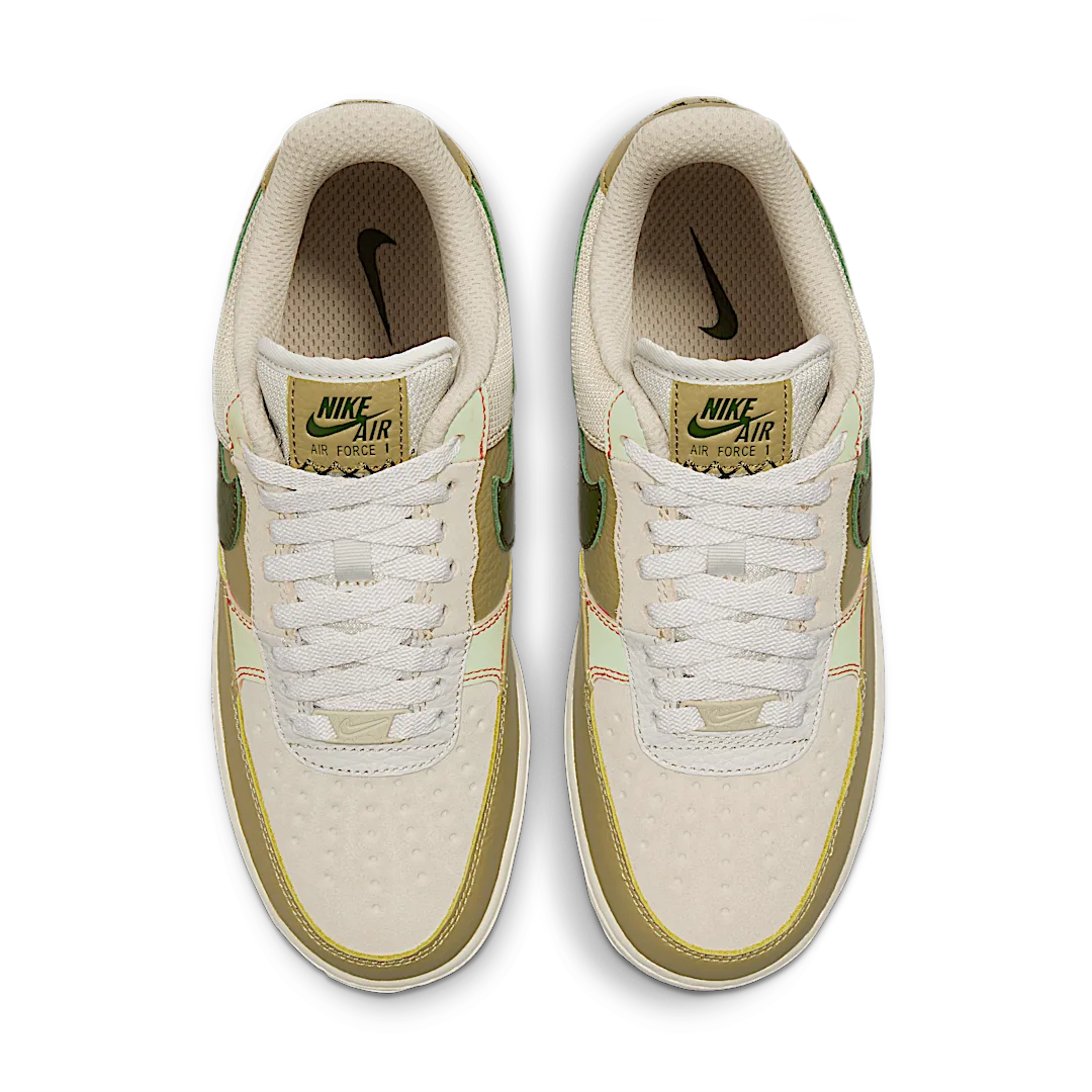 Overkicks - Nike Air Force 1 Low Rough Green (DO6717-001) - par completo