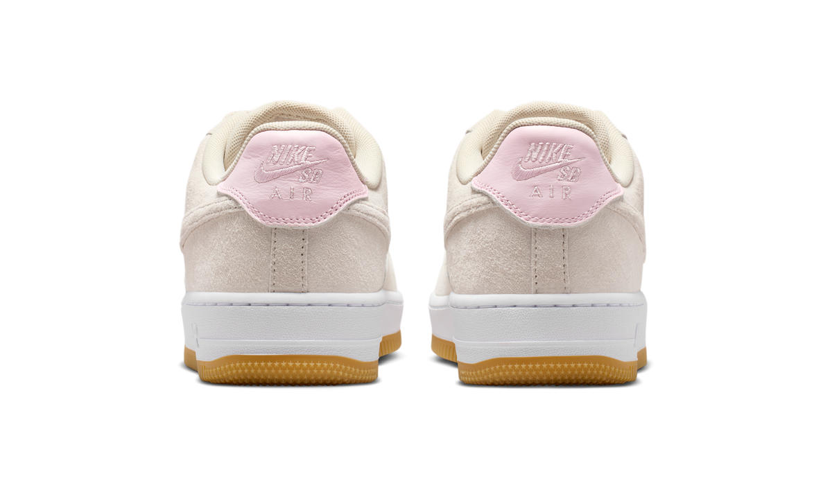 Overkicks - Nike Air Force 1 Low SB Light Orewood Brown Pink (HM8517-100) - detalle talón