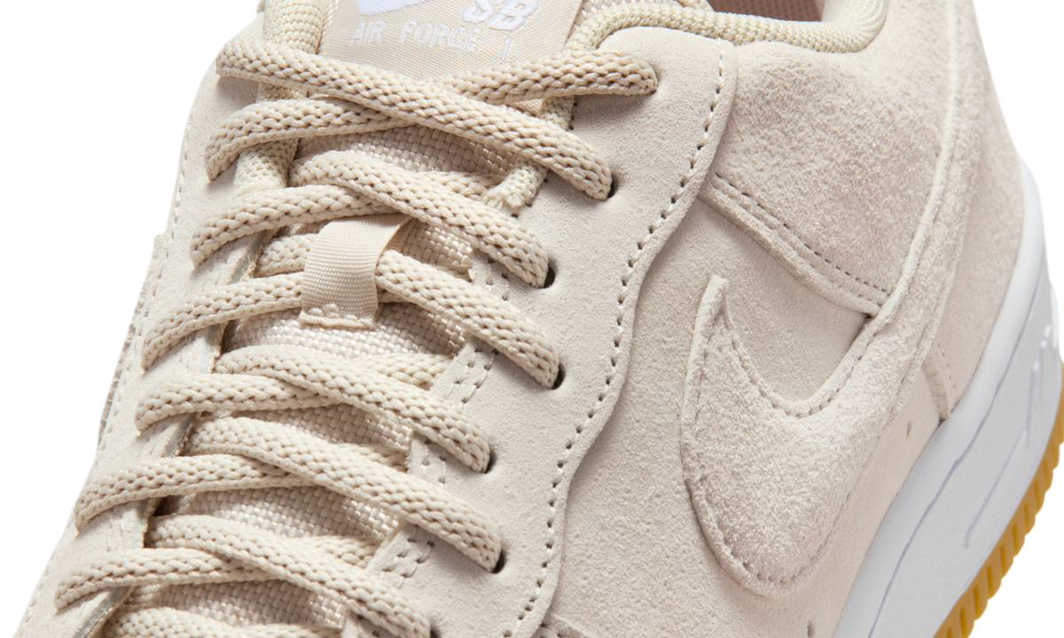 Overkicks - Nike Air Force 1 Low SB Light Orewood Brown Pink (HM8517-100) - detalle lateral interior