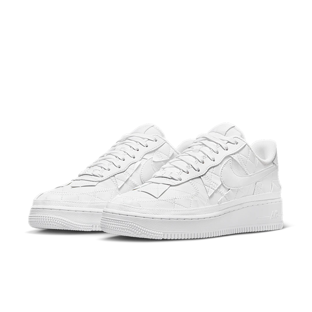 Overkicks - Nike Air Force 1 Low SP Billie Eilish Triple White (DZ3674-100) - vista trasera