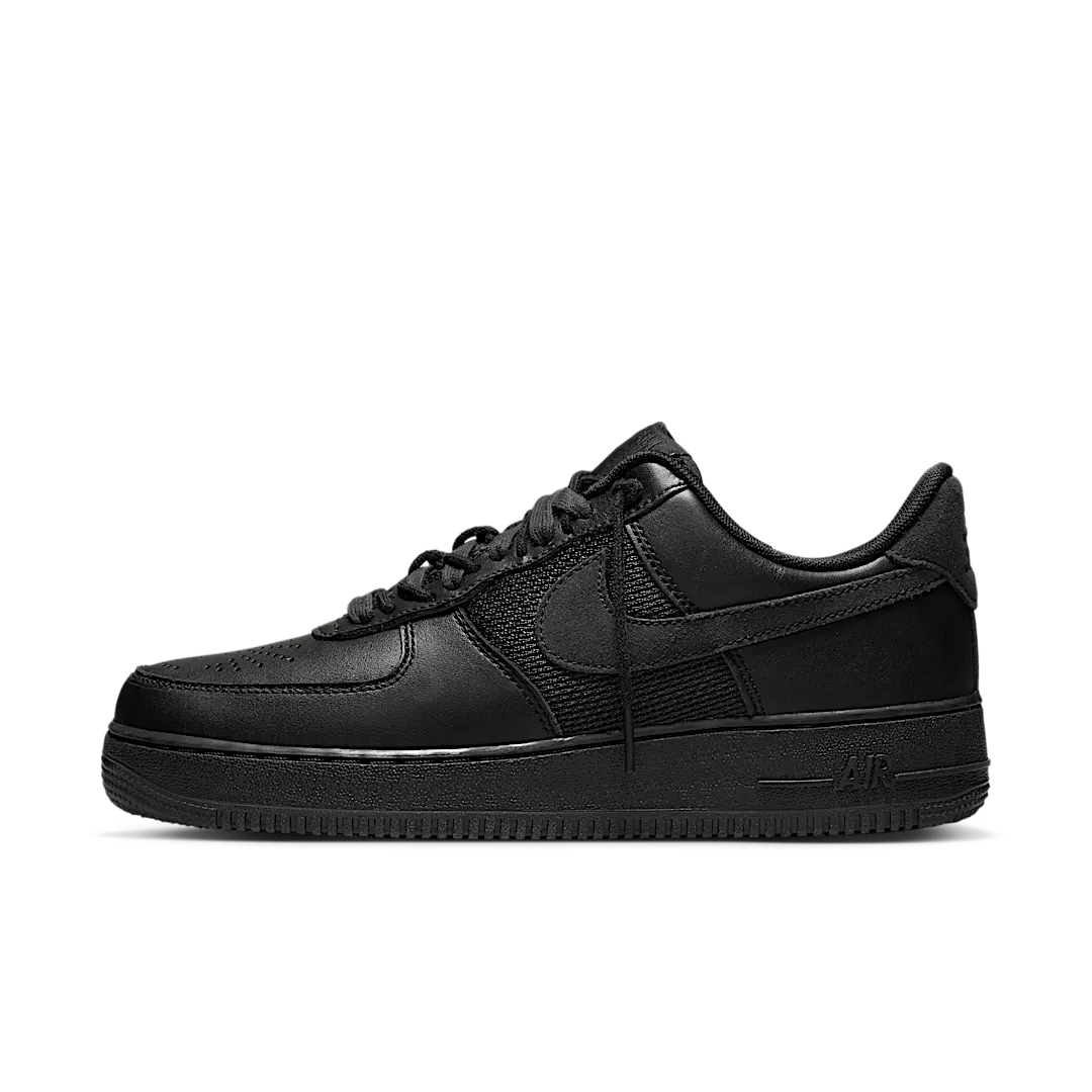 Overkicks - Nike Air Force 1 Low SP Slam Jam Black (DX5590-001) - vista lateral