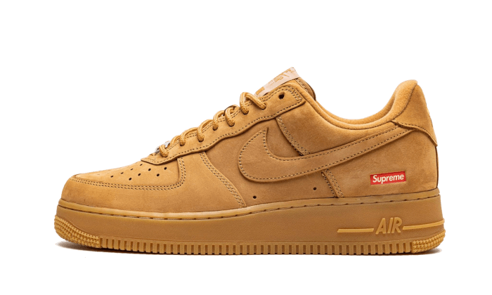 Overkicks - Nike Air Force 1 Low SP Supreme Wheat (DN1555-200) - vista lateral