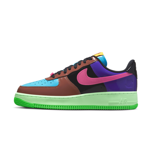Overkicks - Nike Air Force 1 Low SP Undefeated Multi-Patent Pink Prime (DV5255-200) - vista lateral