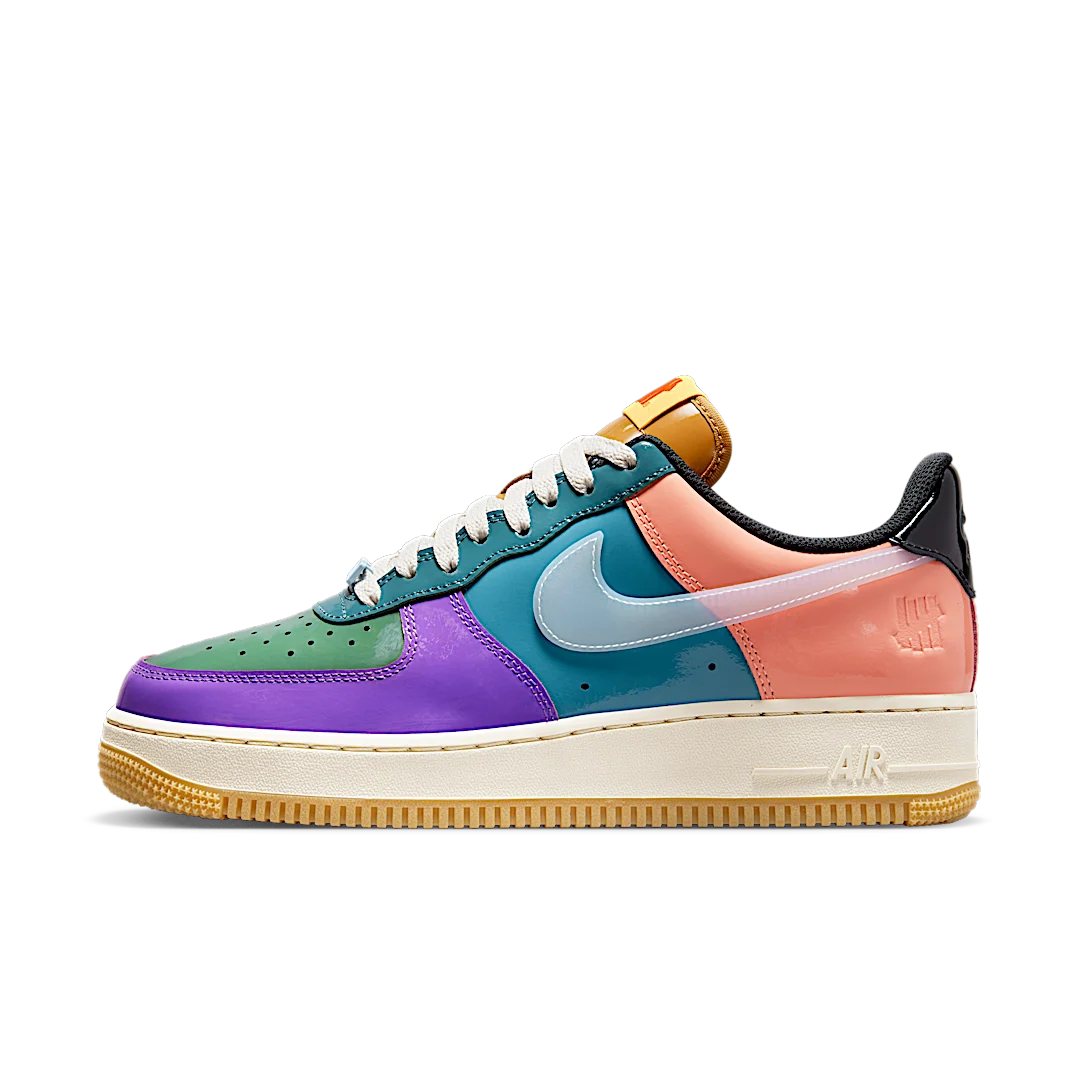 Overkicks - Nike Air Force 1 Low SP Undefeated Multi-Patent Wild Berry (DV5255-500) - vista lateral