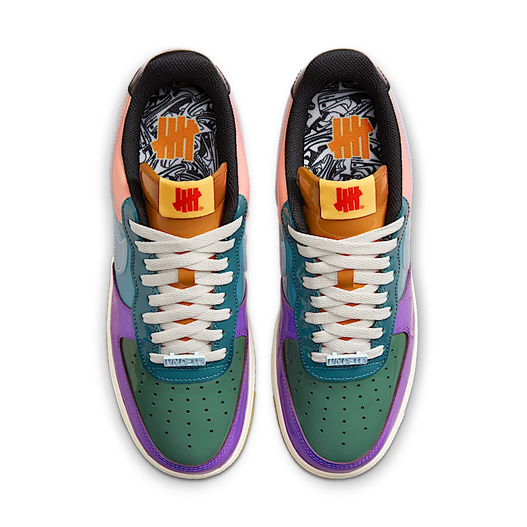 Overkicks - Nike Air Force 1 Low SP Undefeated Multi-Patent Wild Berry (DV5255-500) - par completo