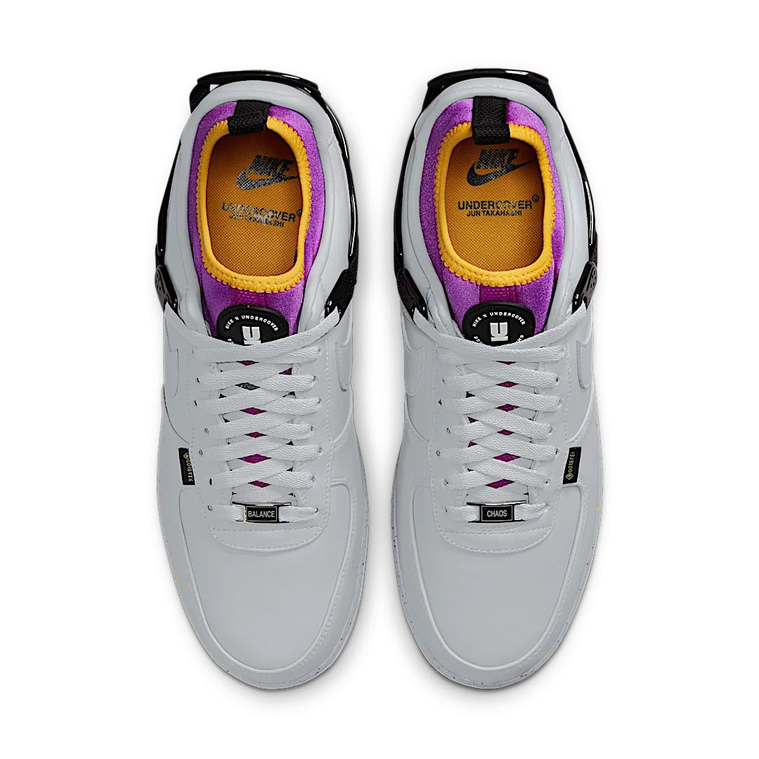 Overkicks - Nike Air Force 1 Low SP Undercover Grey Fog (DQ7558-001) - par completo