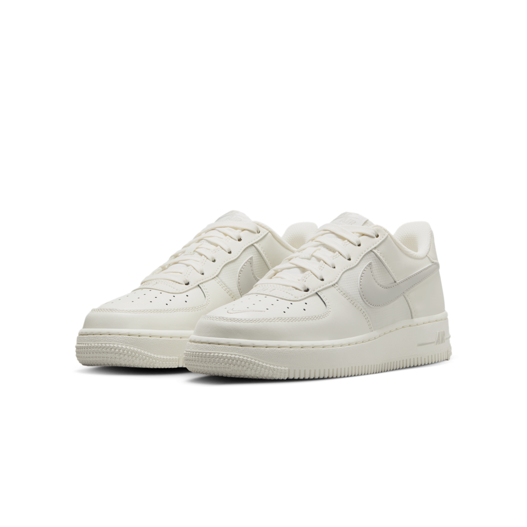 Overkicks - Nike Air Force 1 Low Sail Light Bone (GS) (IB7688-100) - imagen 2