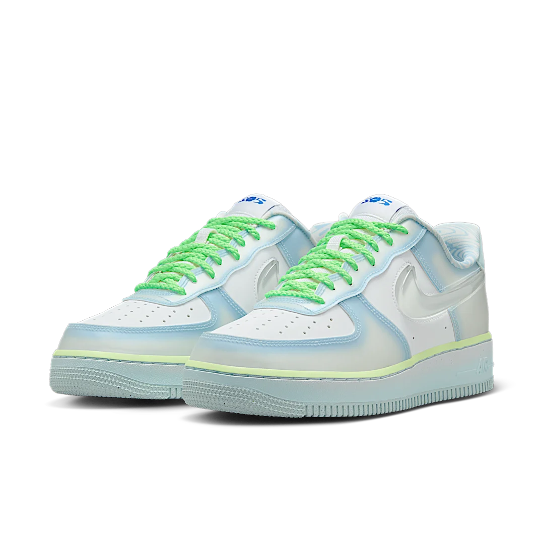 Overkicks - Nike Air Force 1 Low Serena Williams Design Crew Psychic Blue (HJ4399-400) - vista trasera
