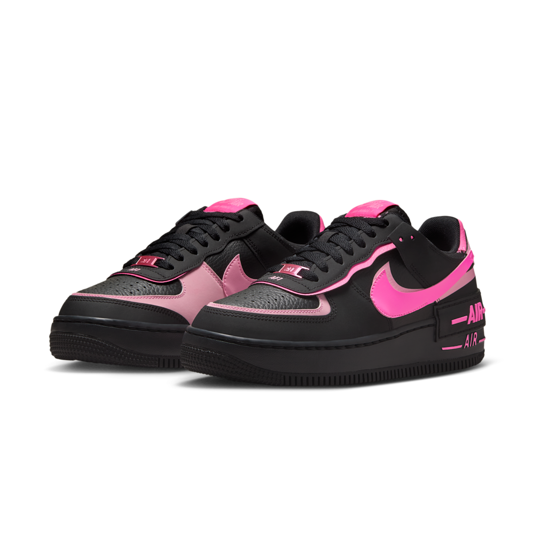 Overkicks - Nike Air Force 1 Low Shadow Black Pink Spell (CI0919-006) - vista trasera