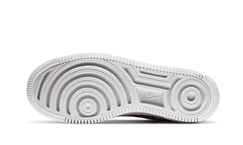 Overkicks - Nike Air Force 1 Low Shadow Bleached Aqua Chile Red (DA4291-100) - par completo