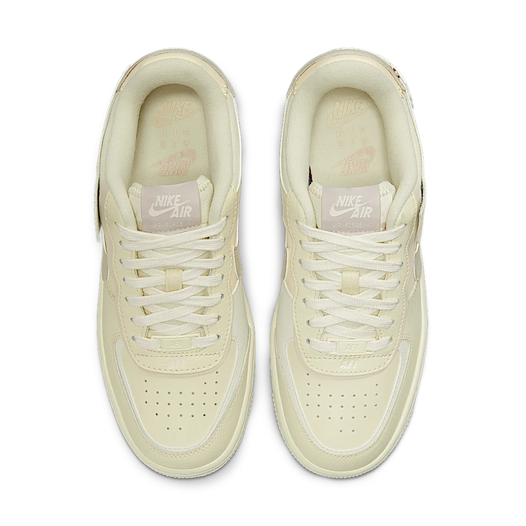 Overkicks - Nike Air Force 1 Low Shadow Coconut Milk (CU8591-102) - par completo