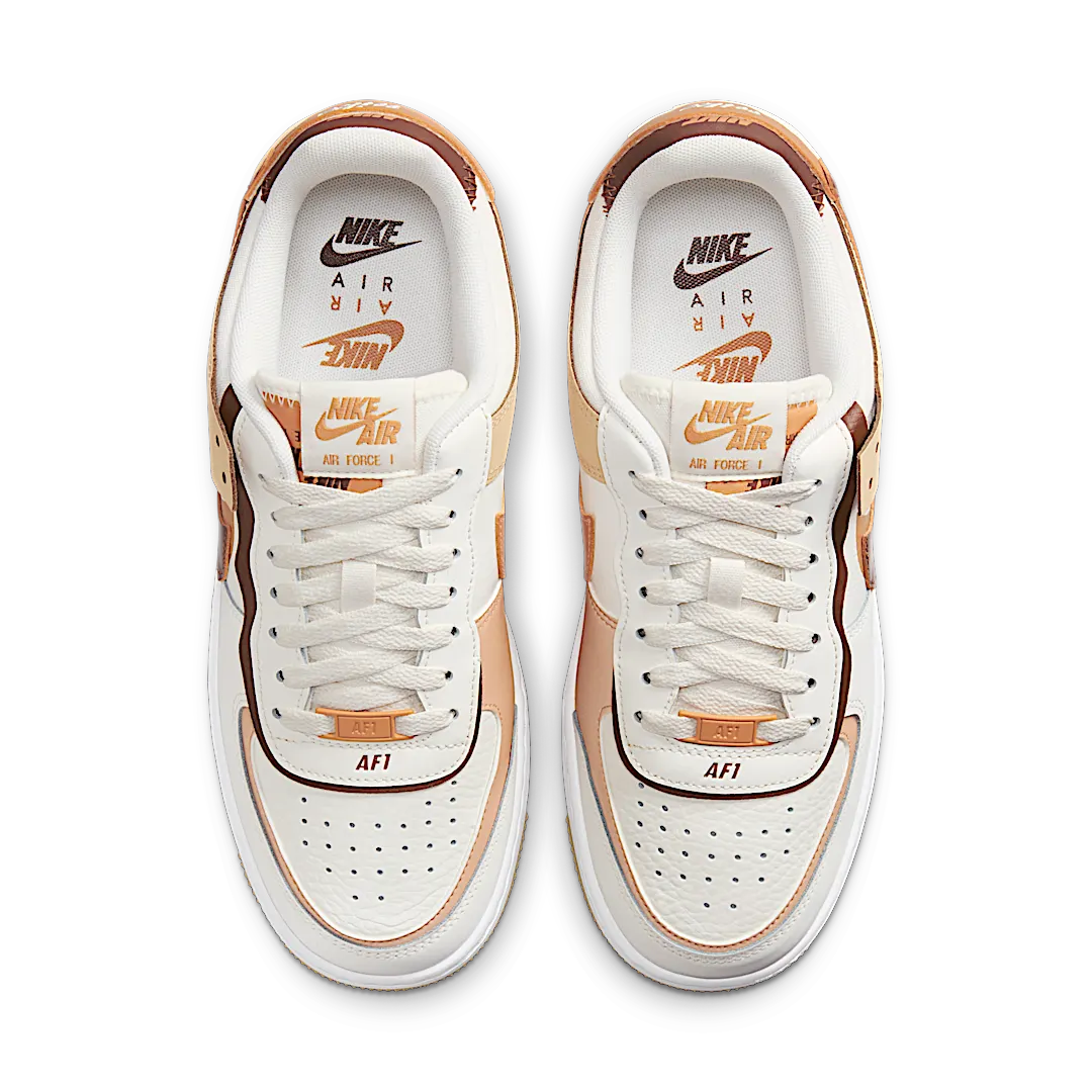 Overkicks - Nike Air Force 1 Low Shadow Flax Sesame (DZ1847-106) - par completo