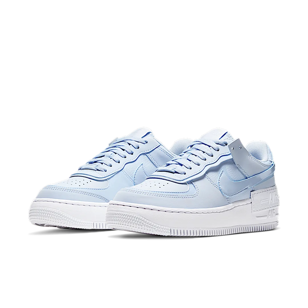 Overkicks - Nike Air Force 1 Low Shadow Hydrogen Blue (CV3020-400) - vista trasera
