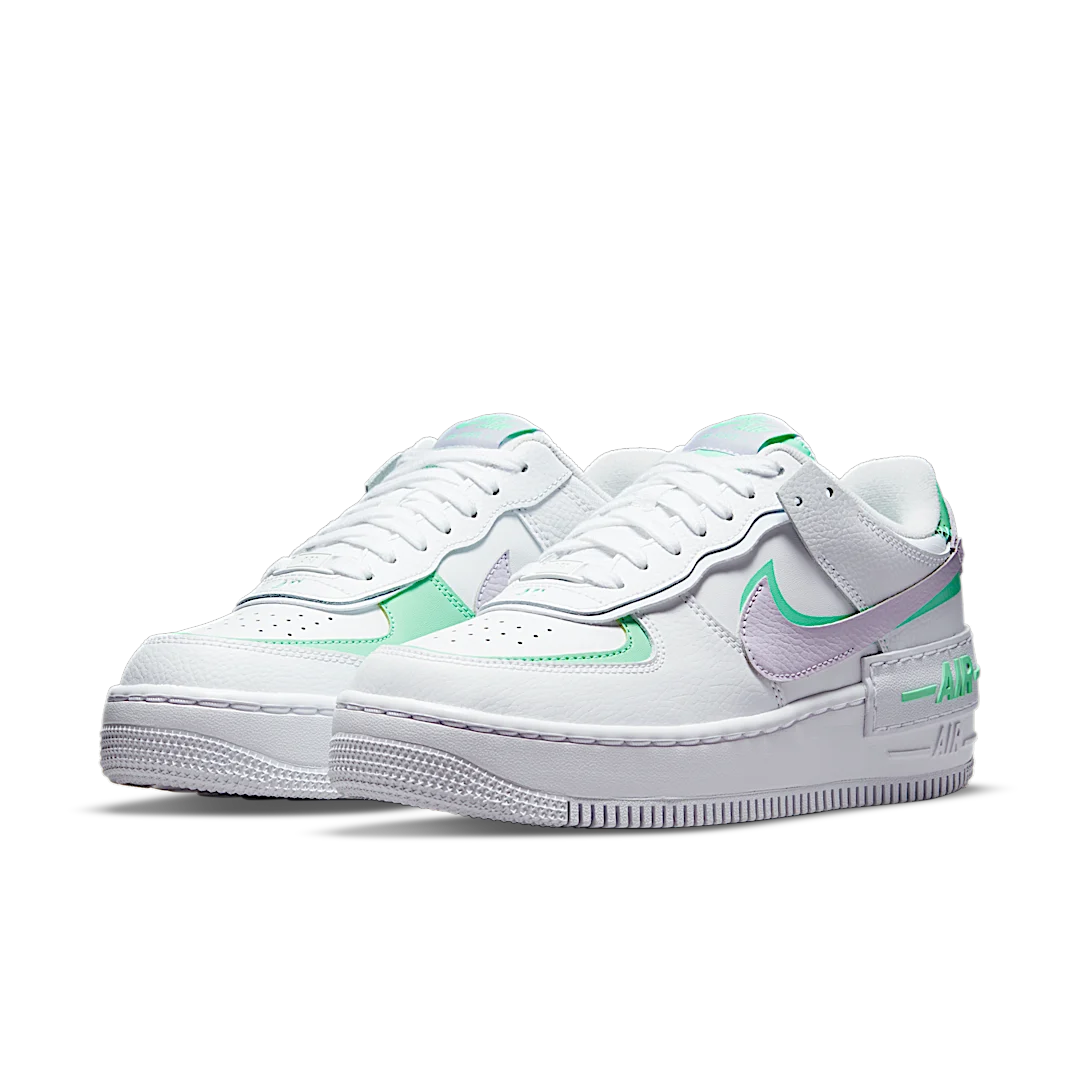 Overkicks - Nike Air Force 1 Low Shadow Infinite Lilac Football Grey (CU8591-103) - vista trasera