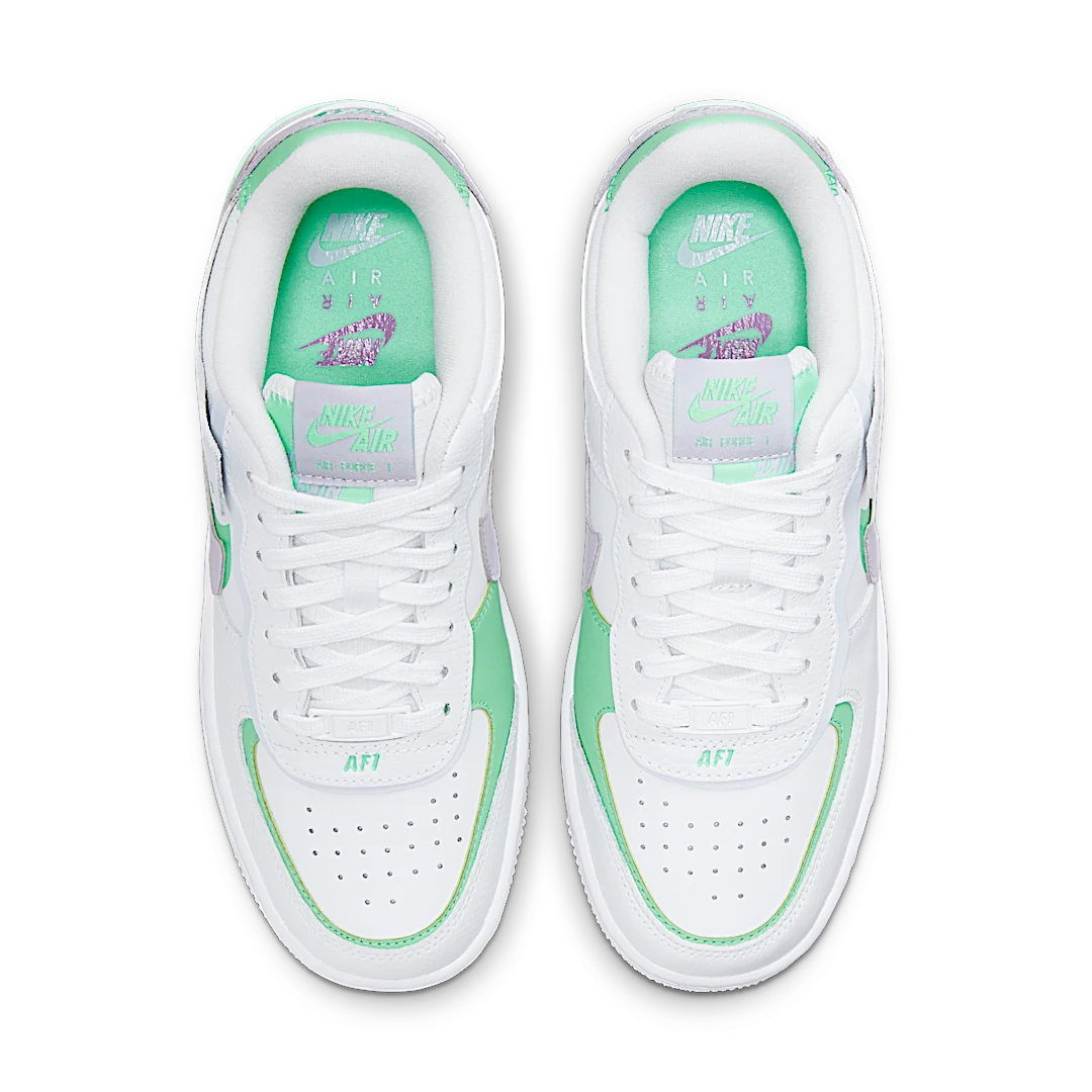 Overkicks - Nike Air Force 1 Low Shadow Infinite Lilac Football Grey (CU8591-103) - par completo