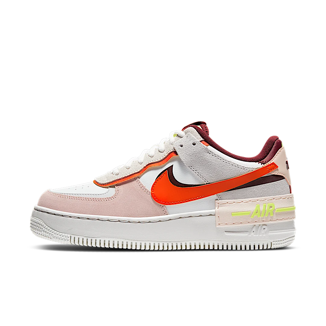 Overkicks - Nike Air Force 1 Low Shadow Orange Pearl (CU8591-600) - vista lateral