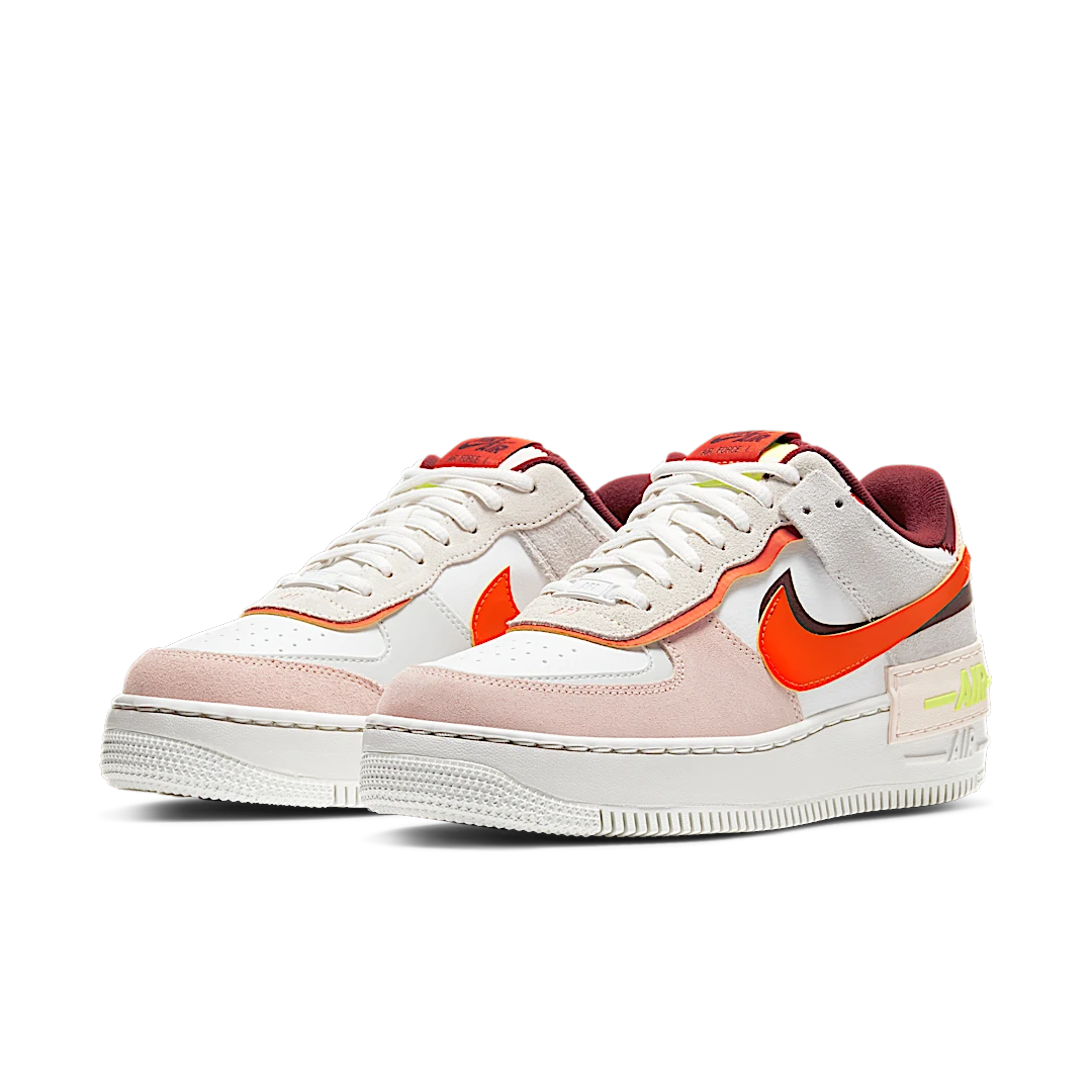 Overkicks - Nike Air Force 1 Low Shadow Orange Pearl (CU8591-600) - vista trasera
