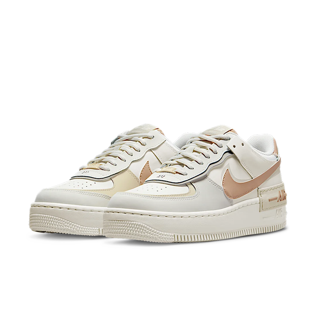 Overkicks - Nike Air Force 1 Low Shadow Sail Fossil Light Bone (CI0919-116) - vista trasera
