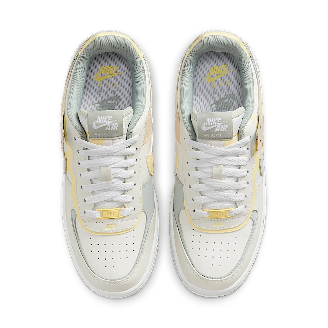 Overkicks - Nike Air Force 1 Low Shadow Sail Light Silver Citron Tint (DR7883-101) - par completo