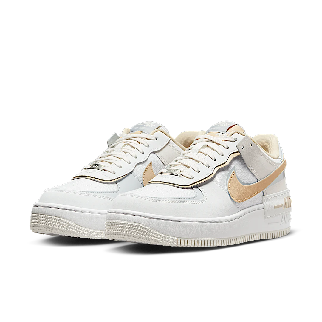 Overkicks - Nike Air Force 1 Low Shadow Sail Tan (DV7449-100) - vista trasera