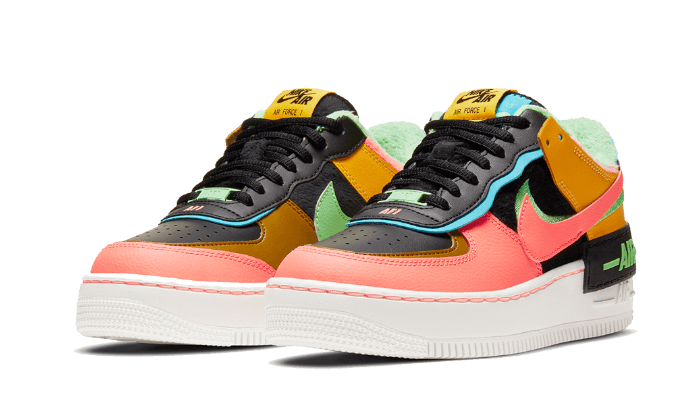 Overkicks - Nike Air Force 1 Low Shadow Solar Flare Atomic Pink (CT1985-700) - vista trasera