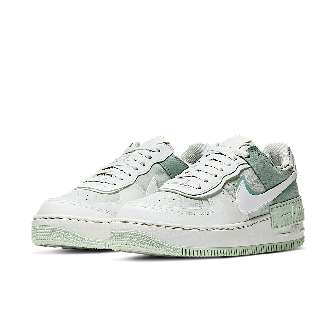 Overkicks - Nike Air Force 1 Low Shadow Spruce Aura White (CW2655-001) - vista trasera