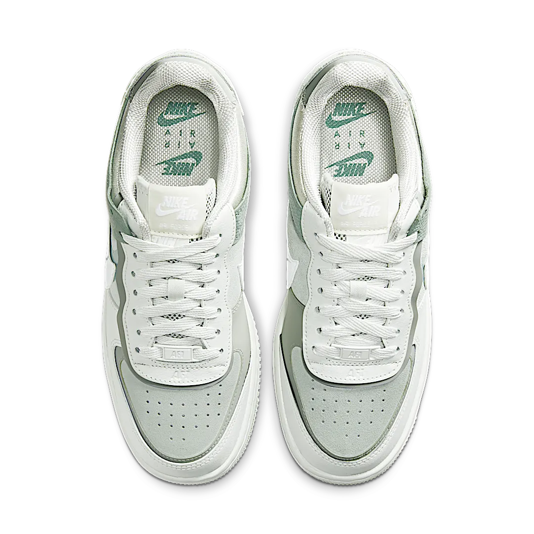 Overkicks - Nike Air Force 1 Low Shadow Spruce Aura White (CW2655-001) - par completo