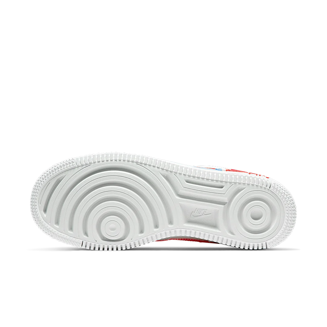 Overkicks - Nike Air Force 1 Low Shadow Summit White Team Orange (CQ9503-100) - detalle suela