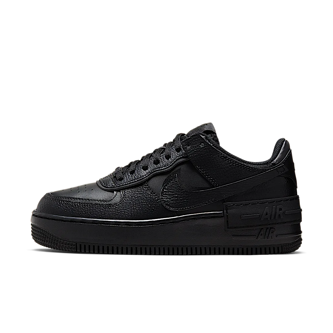 Overkicks - Nike Air Force 1 Low Shadow Triple Black (CI0919-001) - vista lateral
