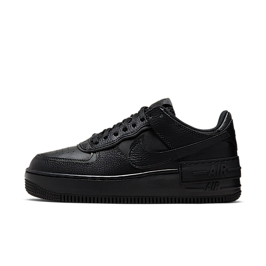 Overkicks - Nike Air Force 1 Low Shadow Triple Black (CI0919-001) - vista lateral