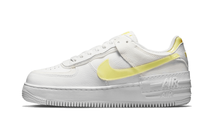 Overkicks - Nike Air Force 1 Low Shadow White Citron (DM3034-100) - vista lateral