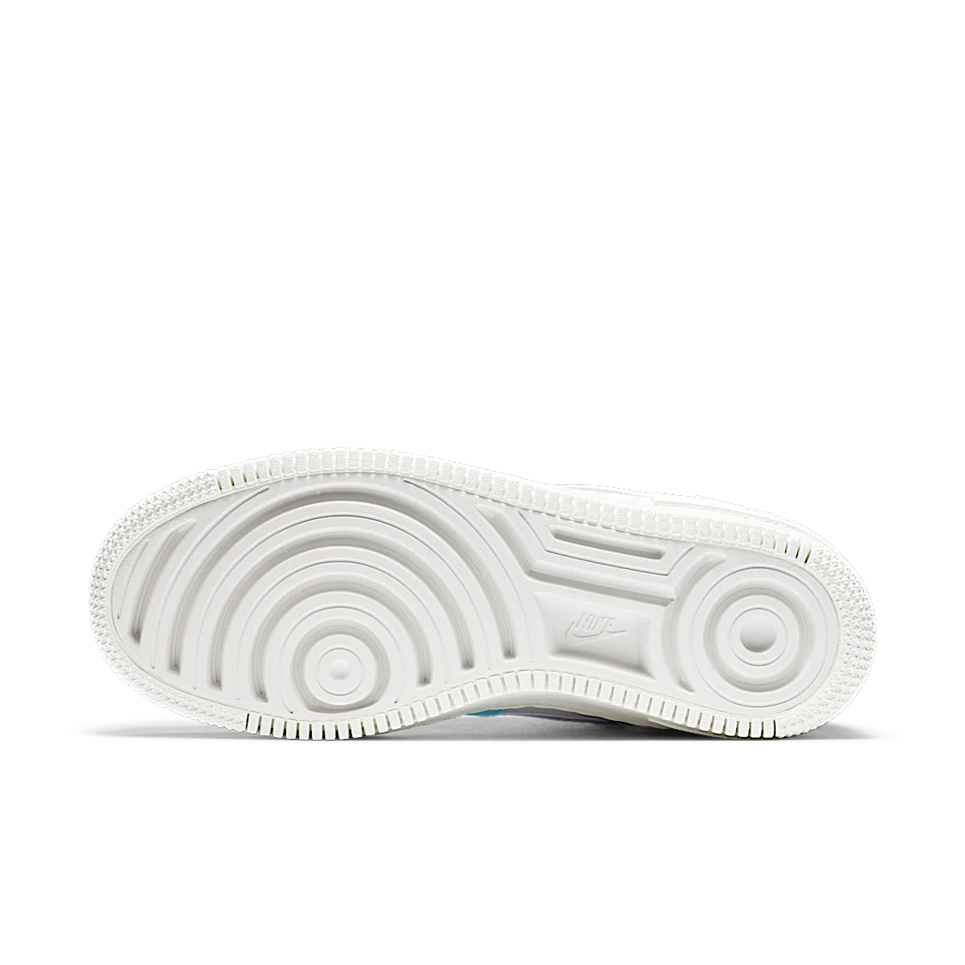 Overkicks - Nike Air Force 1 Low Shadow White Glacier Blue Ghost (CI0919-106) - detalle suela