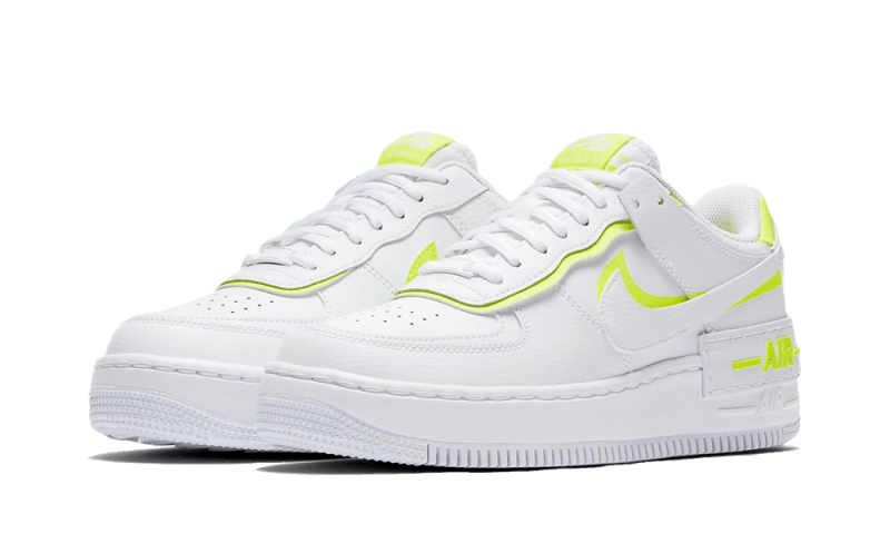Overkicks - Nike Air Force 1 Low Shadow White Lemon (CI0919-104) - vista trasera