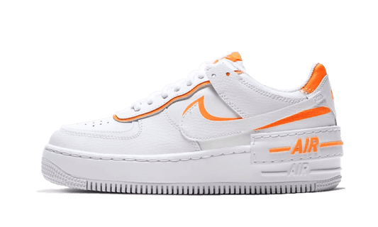Overkicks - Nike Air Force 1 Low Shadow White Total Orange (CI0919-103) - vista lateral