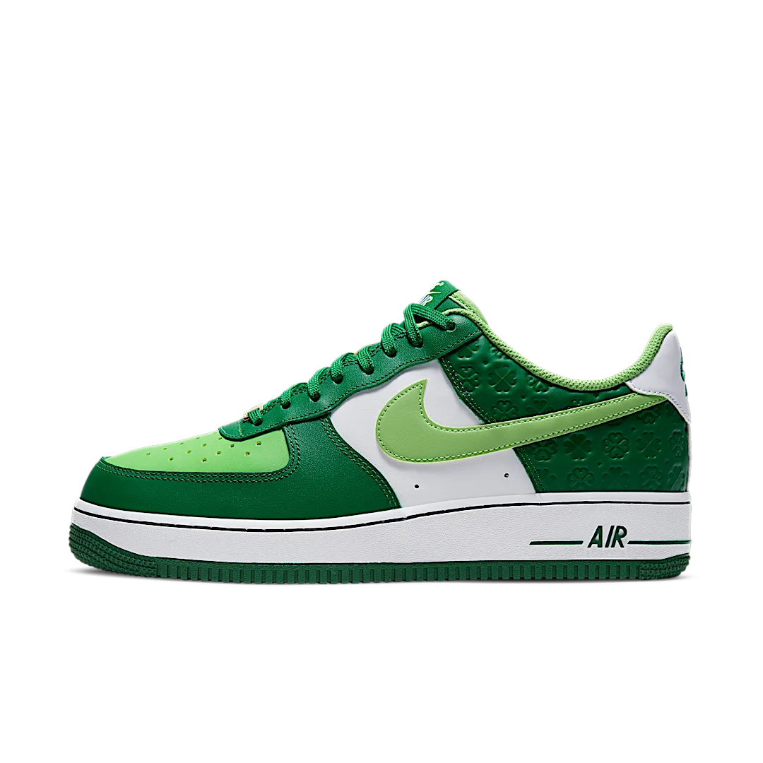 Overkicks - Nike Air Force 1 Low Shamrock St Patricks Day (2021) (DD8458-300) - vista lateral