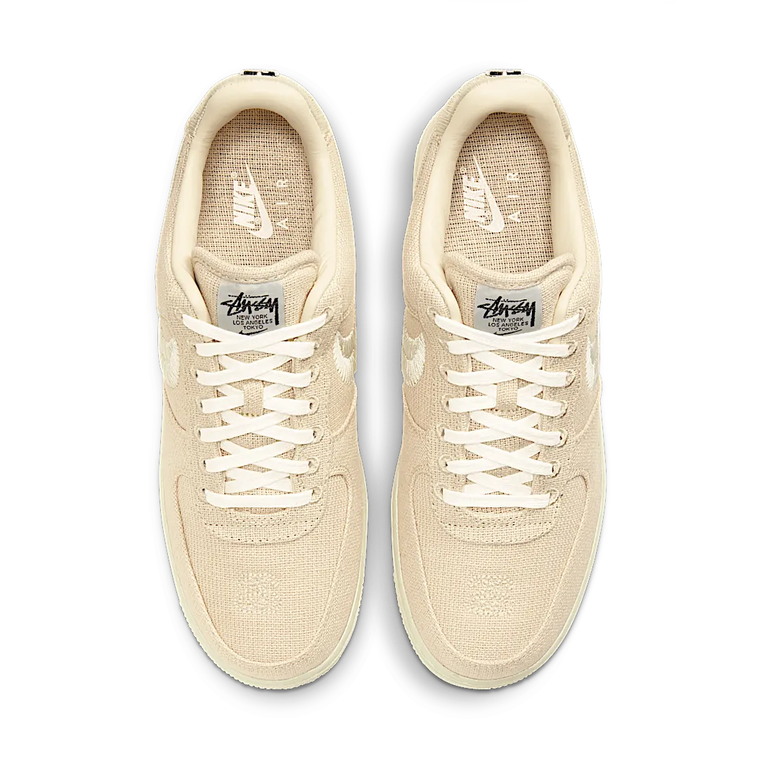 Overkicks - Nike Air Force 1 Low Stussy Fossil (CZ9084-200) - par completo