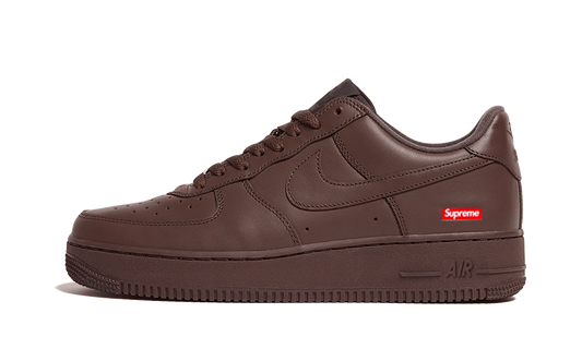 Overkicks - Nike Air Force 1 Low Supreme Baroque Brown (CU9225-200) - vista lateral
