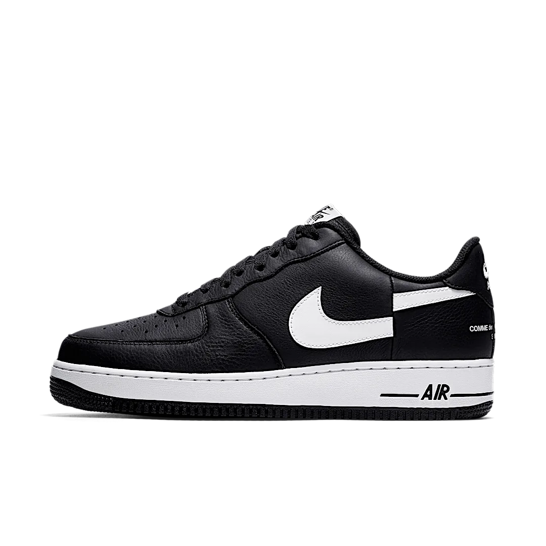Overkicks - Nike Air Force 1 Low Supreme x Comme des Garçons (2018) (AR7623-001) - vista lateral