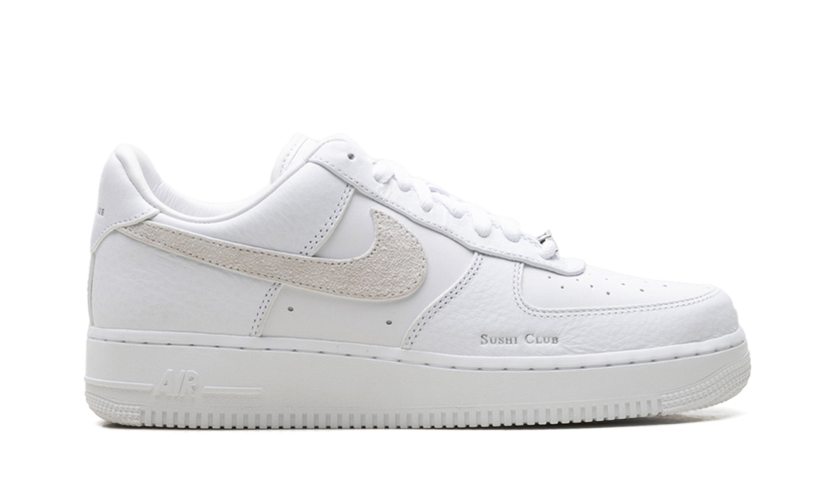 Overkicks - Nike Air Force 1 Low Sushi Club White (II6234-100) - detalle talón