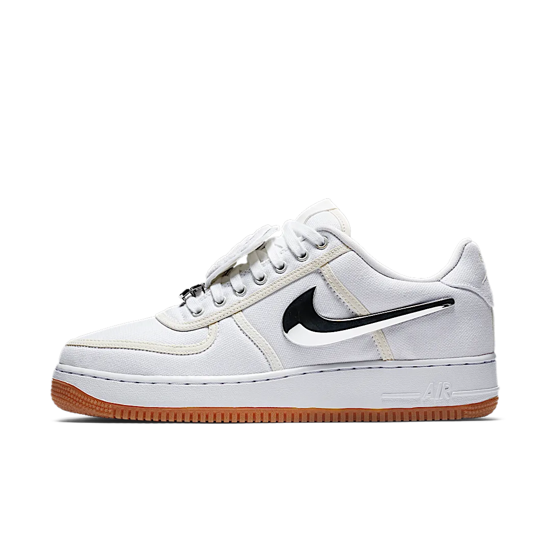 Overkicks - Nike Air Force 1 Low Travis Scott (AF100) (AQ4211-100) - vista lateral