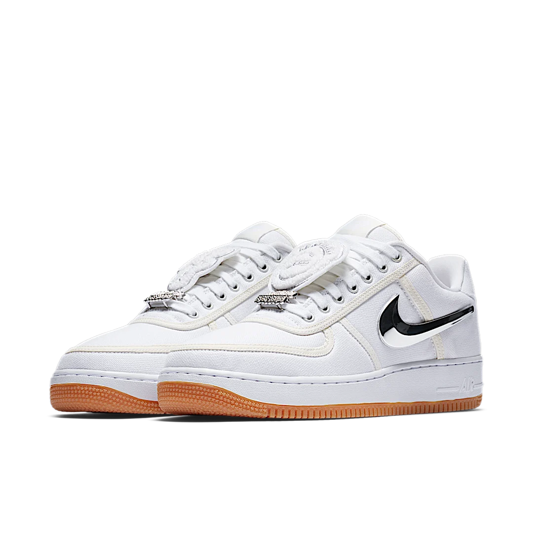 Overkicks - Nike Air Force 1 Low Travis Scott (AF100) (AQ4211-100) - vista trasera