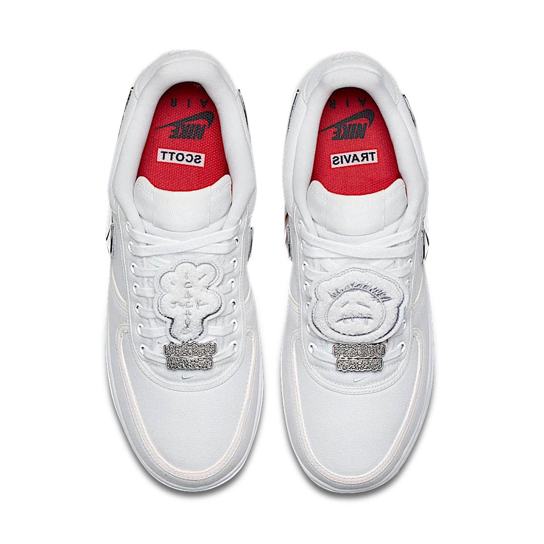 Overkicks - Nike Air Force 1 Low Travis Scott (AF100) (AQ4211-100) - par completo