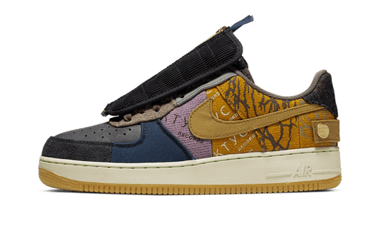 Overkicks - Nike Air Force 1 Low Travis Scott Cactus Jack (CN2405-900) - vista lateral