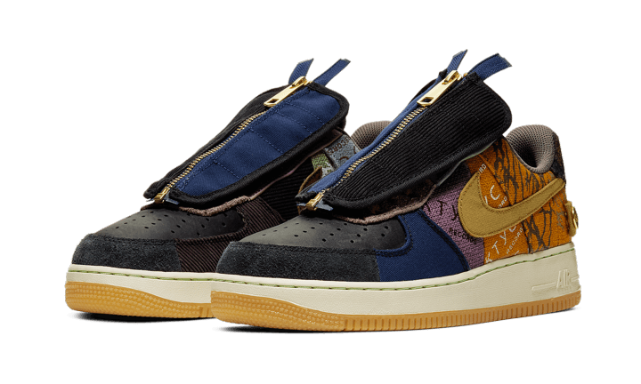 Overkicks - Nike Air Force 1 Low Travis Scott Cactus Jack (CN2405-900) - vista trasera