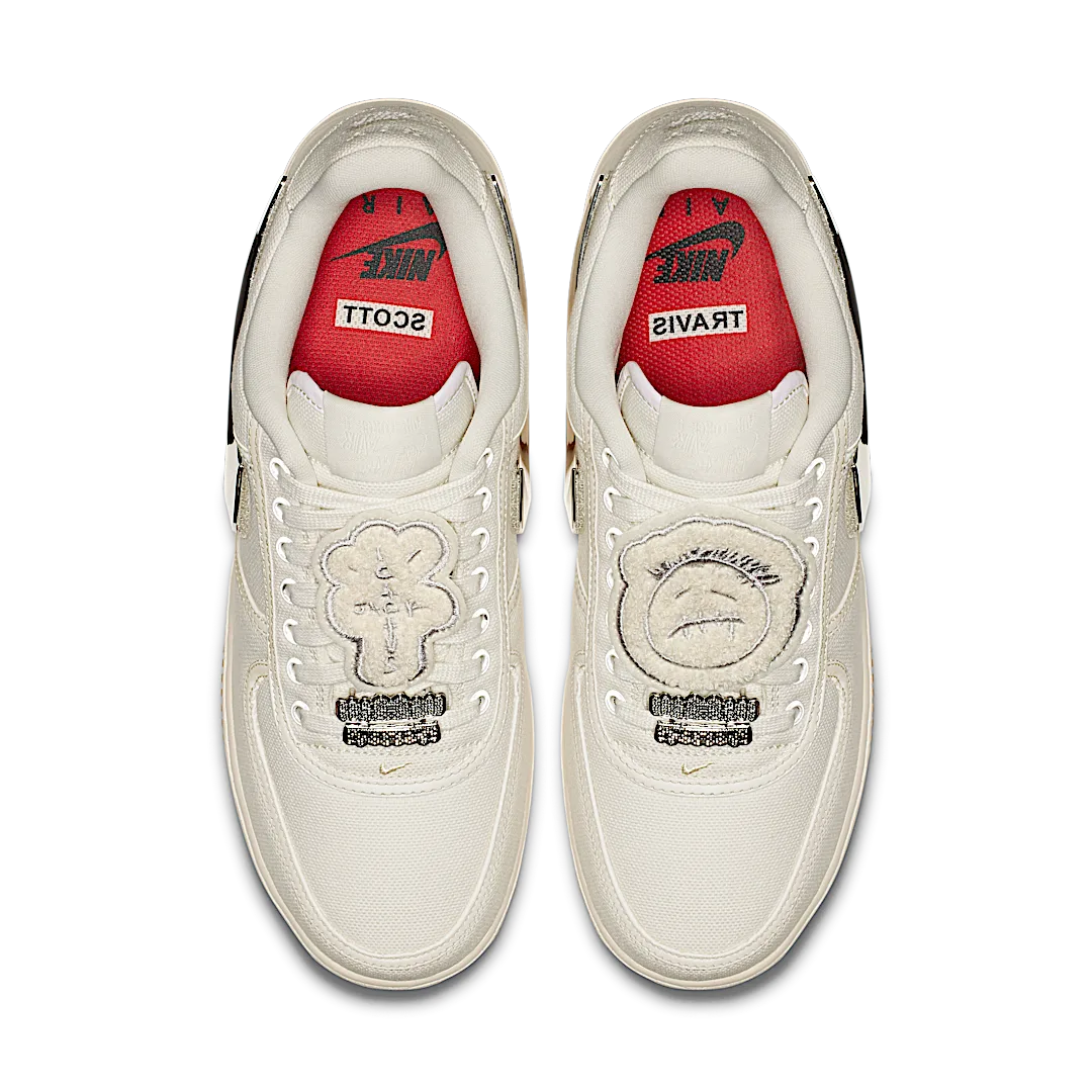 Overkicks - Nike Air Force 1 Low Travis Scott Sail (AQ4211-101) - par completo