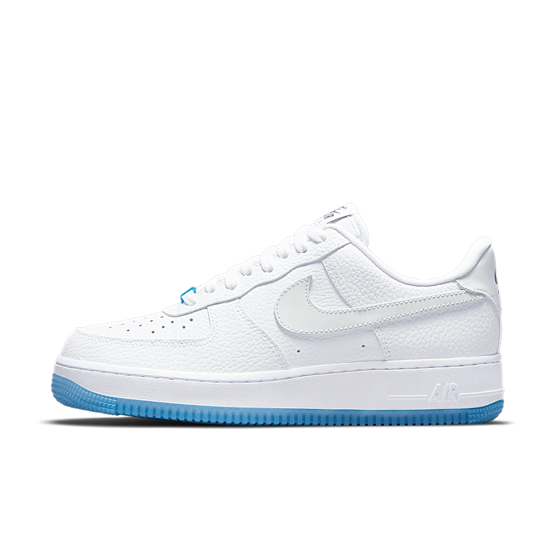 Overkicks - Nike Air Force 1 Low UV Reactive Swoosh (DA8301-101) - vista lateral