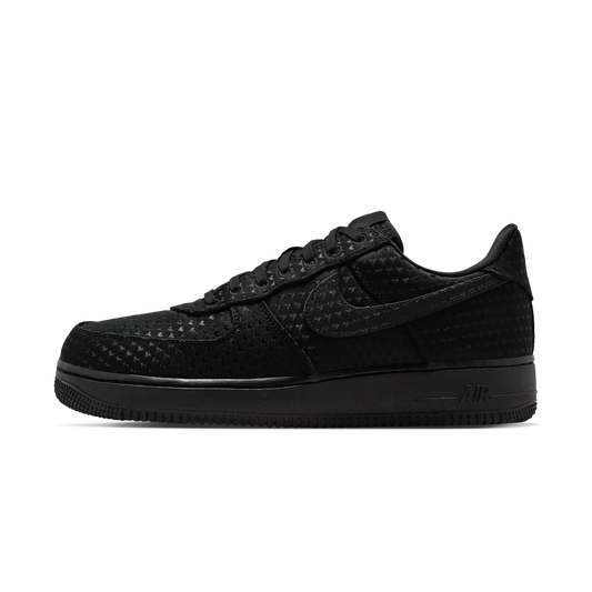 Overkicks - Nike Air Force 1 Low Valentines Day Black (2026) (IB6836-001) - vista lateral